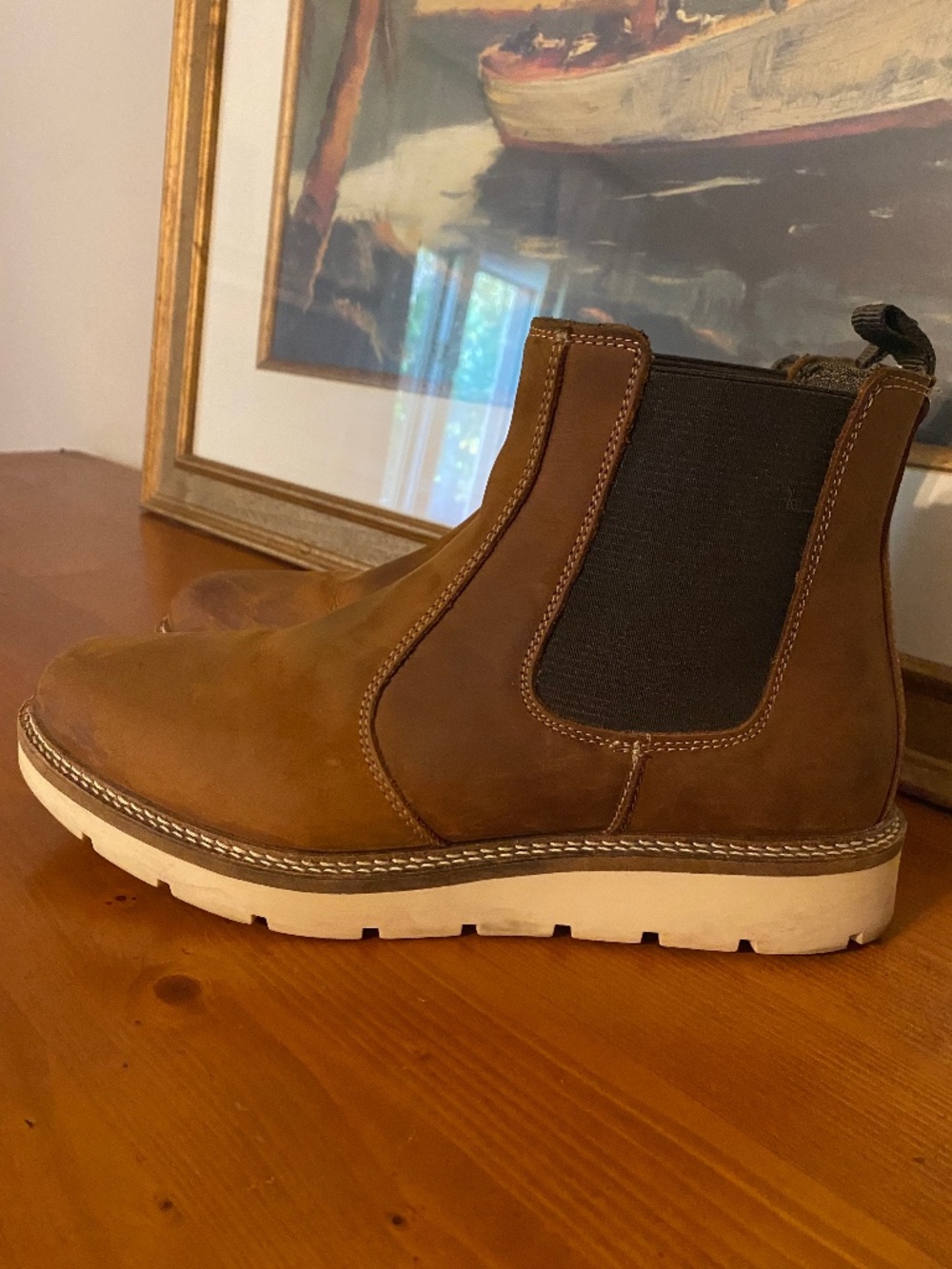 Alpine Design Women’s Blaze Chelsea Boots, Leather, Size 8.5
